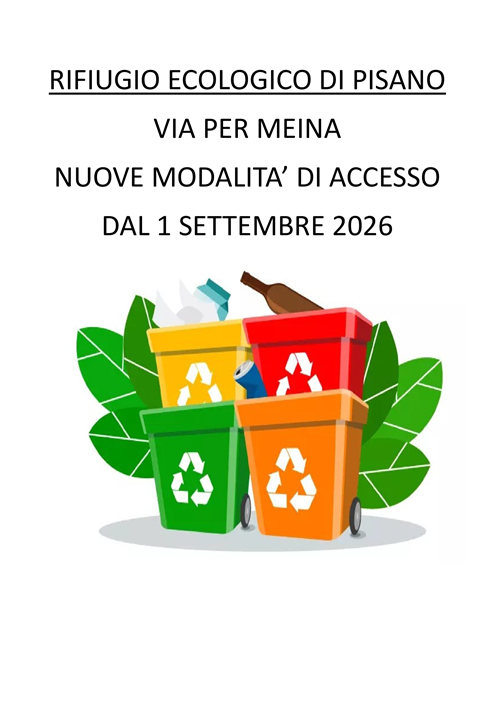 Rifugio Ecologico Pisano - Via per Meina