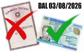 Avviso cessazione validità carta d'identità cartacea 3 agosto 2026
